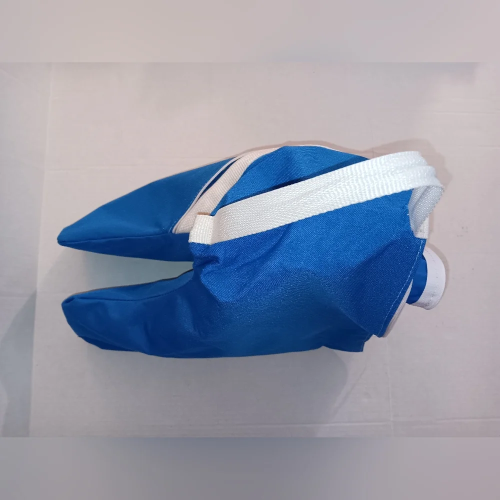 Skate Carrier Storage Bag Roller Ice Figure Hockey Inline Blue Zippered Bag